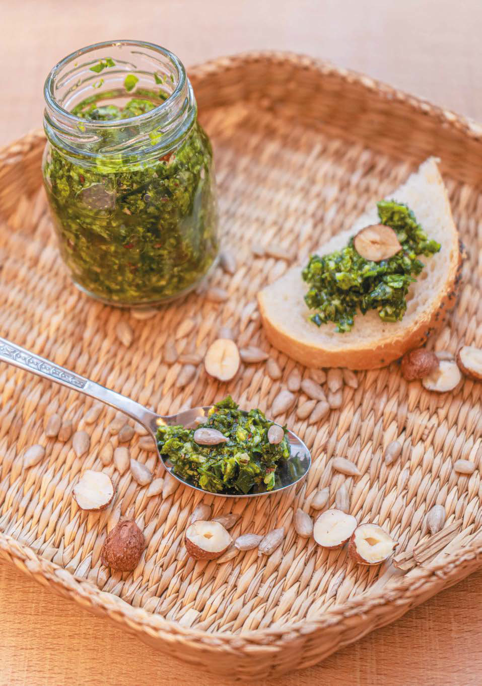 Pesto z czosnku niedźwiedziego